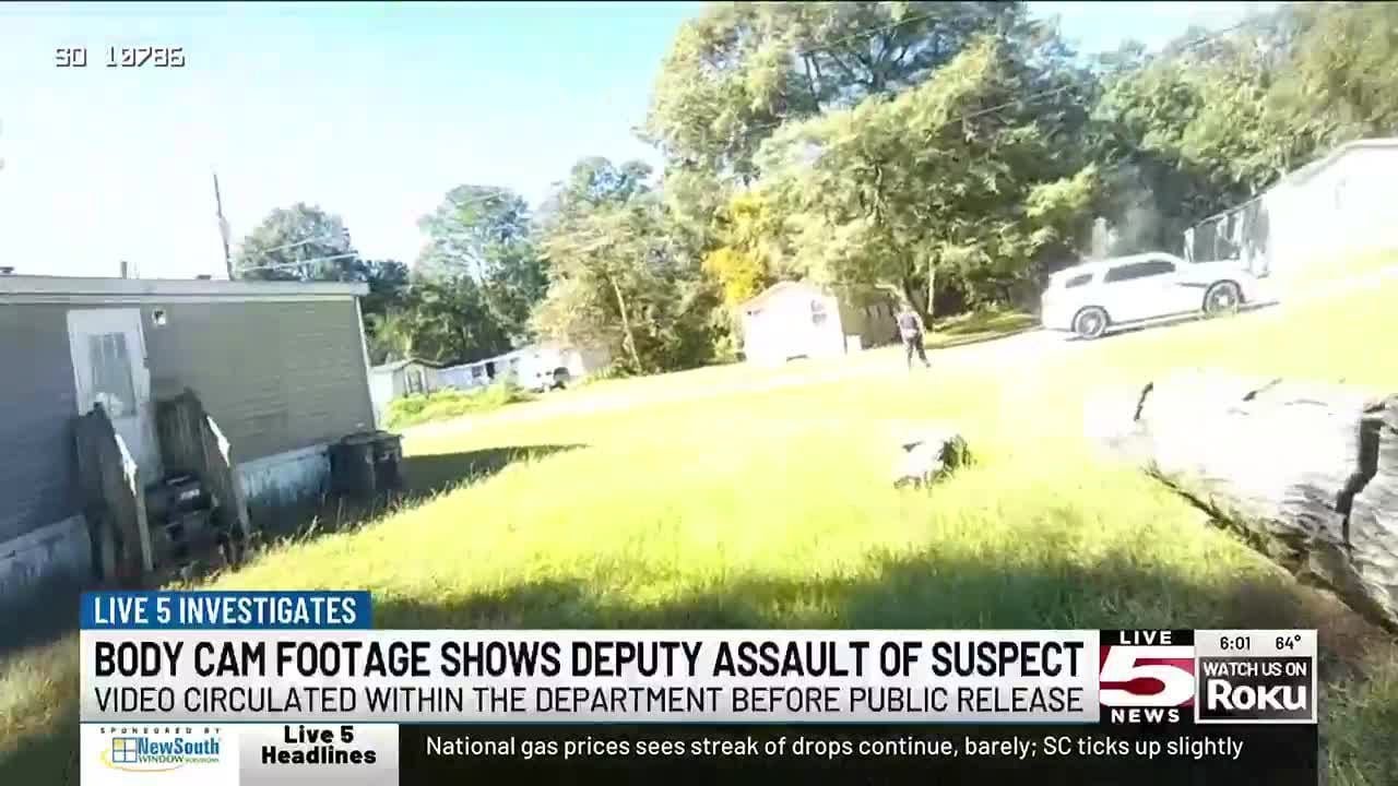 VIDEO: Bodycam video shows Charleston Co. deputy assaulting man