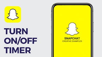 How To Turn On/Off Timer On Snapchat (2024)