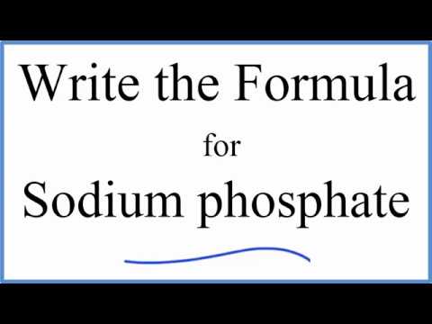 How to Write the Formula for Na3PO4 (Sodium phosphate)