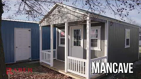 Mancave Sheds Product Showcase - Raber Portable Storage Barns