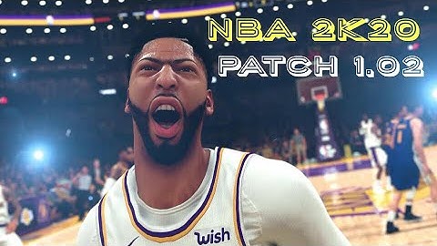 NBA 2K20 PATCH 1.02 Update Increased Speed And Stamina