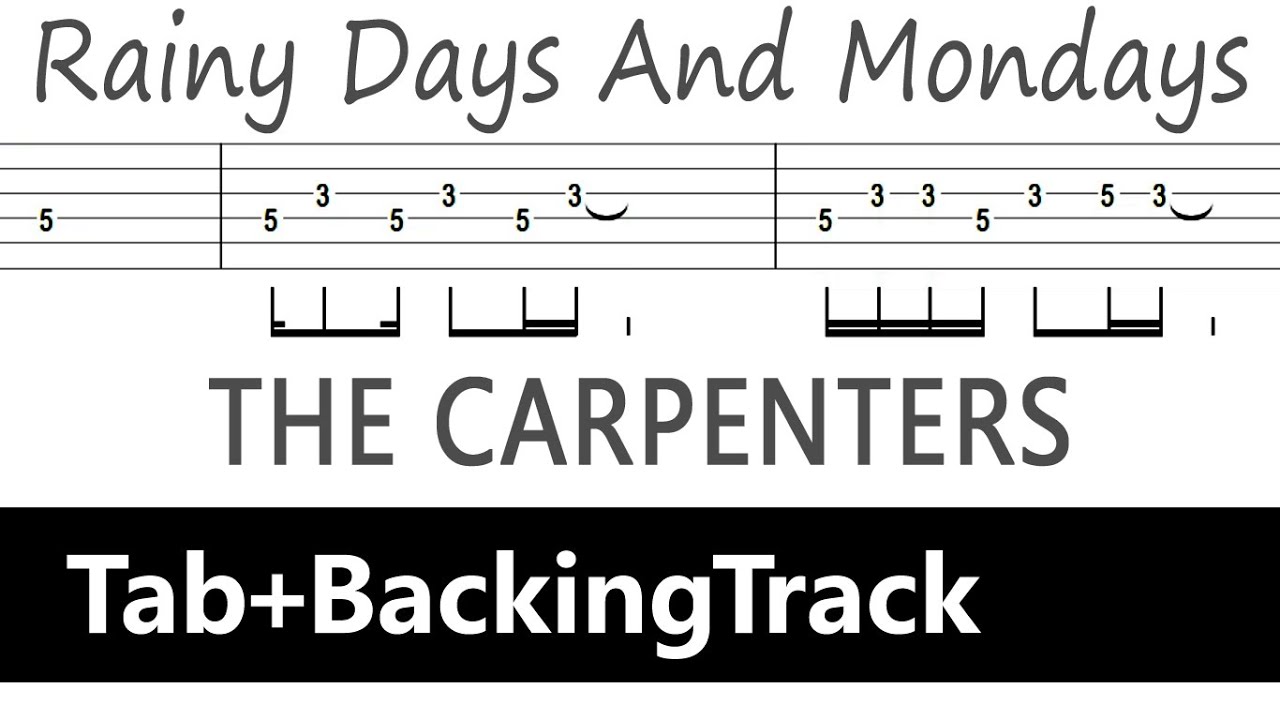 The Carpenters Rainy Days and Mondays Sheet Music (Easy Piano