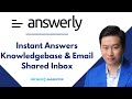 Answerlyio review  customer support shared inbox  embeddable live answer search knowledgebase