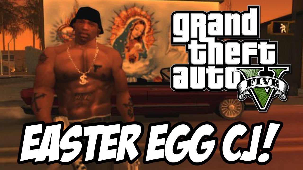 CJ NO GTA V #GTA5 #games #rockstargames #easteregg #gtasanandreas