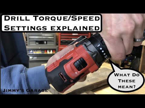 What Do The Settings On A Black & Decker Drill Mean? 