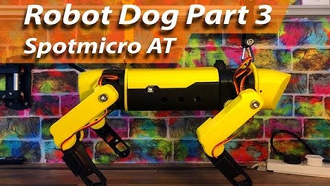 Robot Dog Part 3 - Spot Micro At - New legs, body, servos