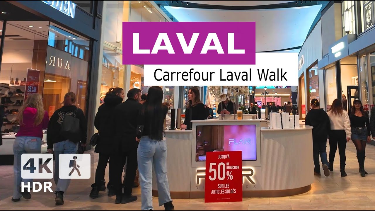 [ 4K ] Discover Carrefour Laval in 2026 | Walking Tour | Laval, Quebec, Canada 🇨🇦