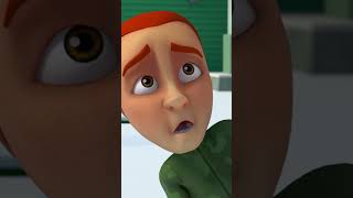 Giant Snowball! | ARPO The Robot SHORTS | Funny Kids Cartoons #shorts #arpo #kidsvideos