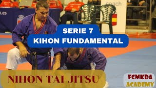 FCMKDA ACADEMY. Nihon Tai-Jitsu: serie 7 kihon fundamental. Shoto ate waza.