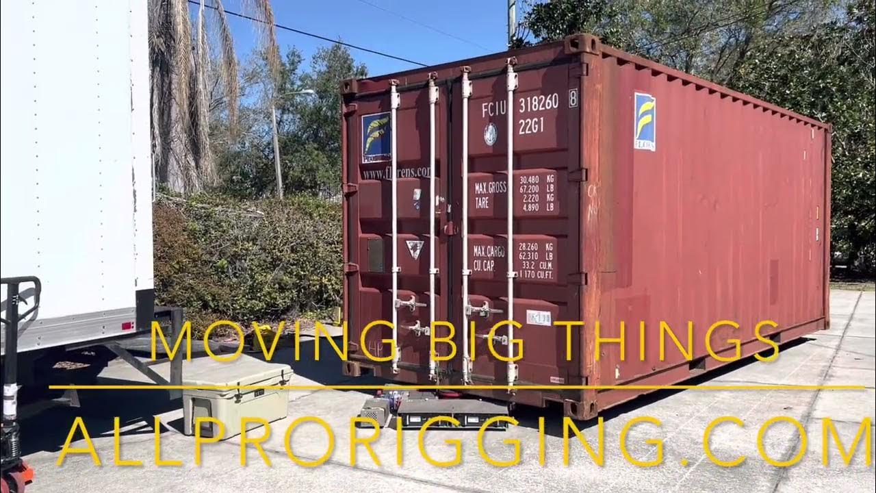 Move Shipping Containers Like A Pro! Near Yeti Collision! YouTube