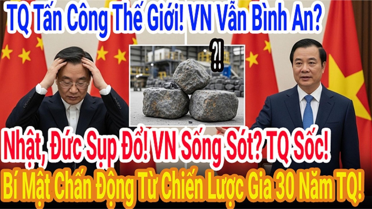 Việt Nam Kiên Cường Vượt Gián Đoạn Cung Đất Hiếm. Bí Mật Công Nghệ Được Trung Quốc Xác Nhận.
