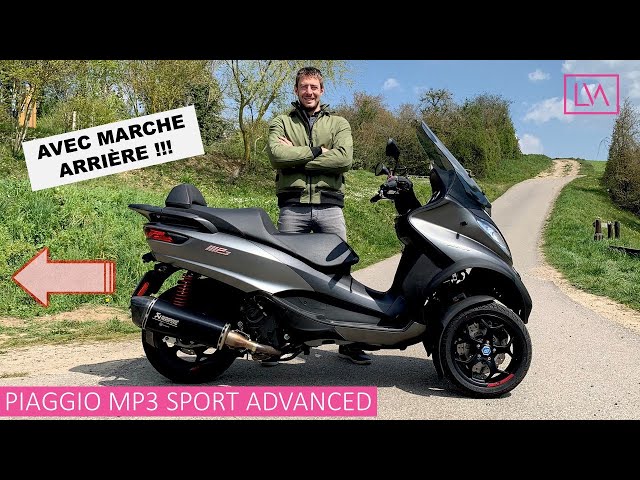 Essai Piaggio MP3 500 Sport Advanced - avec MARCHE ARRIERE ! 