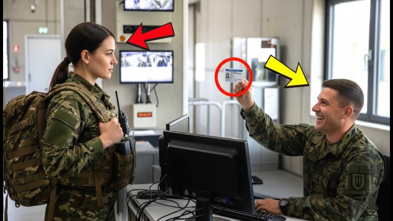 Охрана базы отказалась проверить её документы в течение нескольких минут, и на помощь ей ​​прибыл...