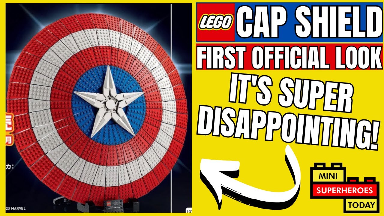 LEGO Marvel Captain America’s Shield Building Model Kit 76262
