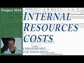 # 19 MS Project 2016 ● Costs of Internal Ressources● Show or Hide Cost Overrun