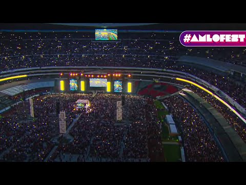 Cierre de Campaña AMLO en el Azteca