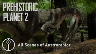 Prehistoric Planet 2 all scenes of Austroraptor
