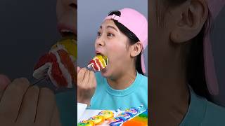 Mukbang Rainbow Dessert Jelly Candy 무지개 먹방