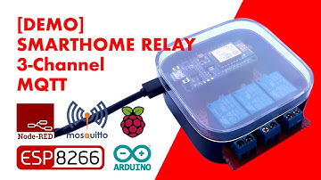 DEMO DIY smart home relay ESP8266, Node-RED, MQTT dan Raspberry pi Zero W