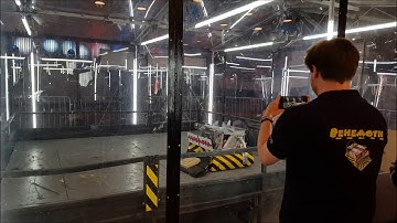 Behemoth - Robot Wars 2017 - Weapons Test (Axe)