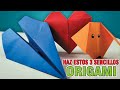 Realiza estos 3 lindos origamis muy fácil de hacer