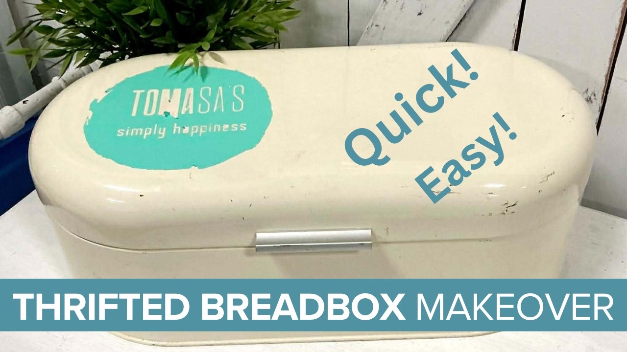 Преображение хлебницы из вещей, купленных в секонд-хенде
