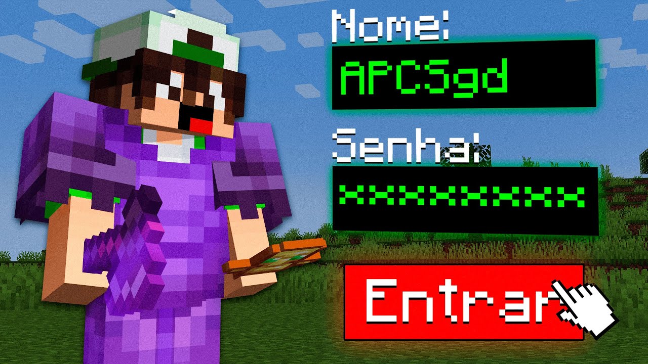 EU HACKEEI A CONTA DE MINECRAFT DO MEU AMIGO