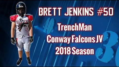 Brett Jenkins #50 Falcons 2018 Season