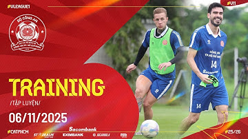 CLB Bóng Đá Công An TP. Hồ Chí Minh tích cực tập luyện trước trận gặp Ninh Bình