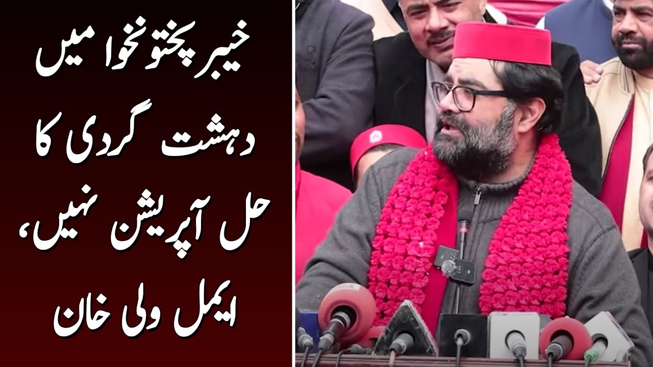 Operation is not the solution to terrorism in Khyber Pakhtunkhwa, Aimal Wali Khan