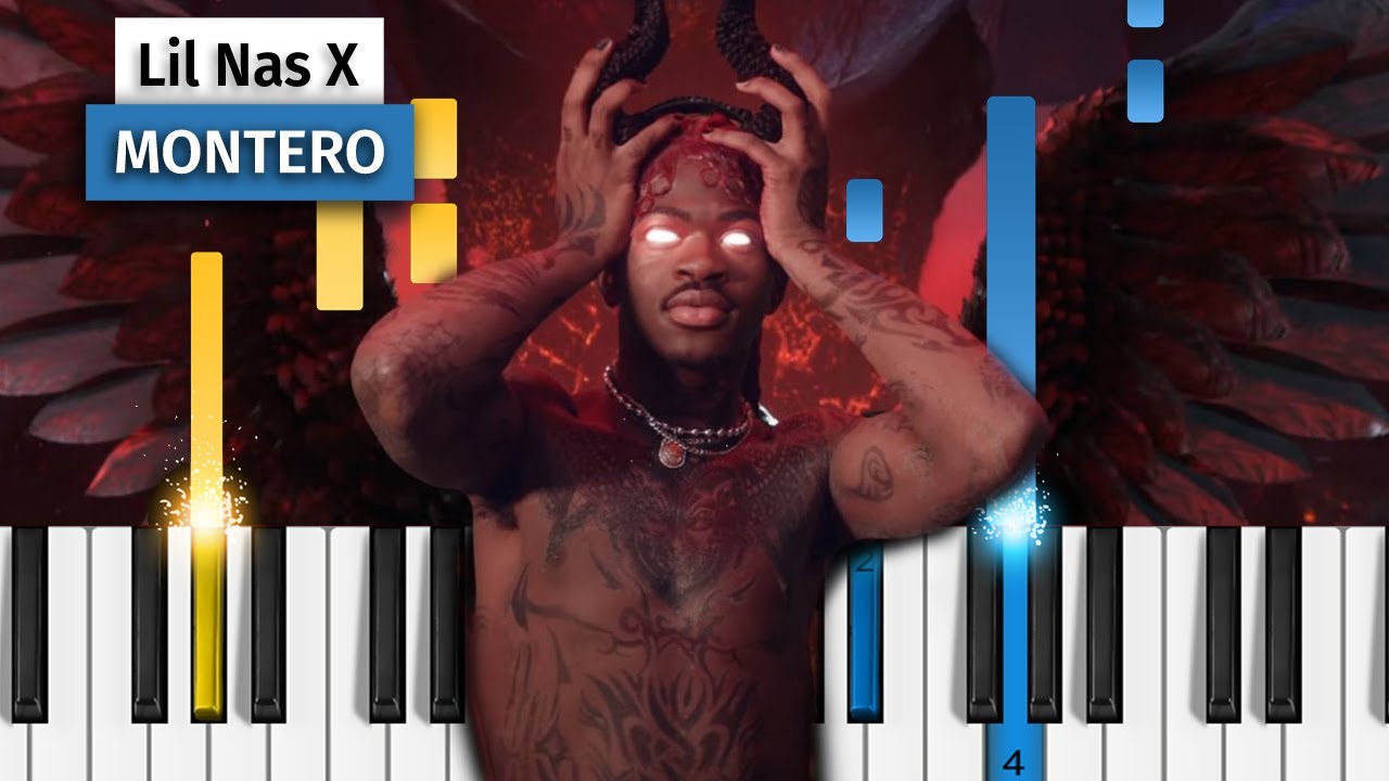 Lil Nas X - MONTERO (Call Me By Your Name) - Piano Tutorial