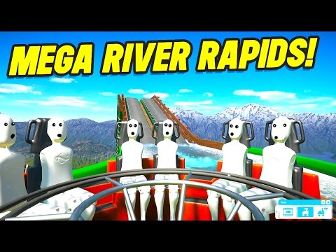 THE MOST INSANE RIVER RAPIDS RIDE! (Planet Coaster Gameplay)