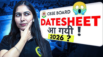 Class 10 Datesheet Release 2025-26 | CBSE Class 10 Datesheet 2026 | #cbse #datesheet #class10