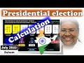 How is the indian president elected sshom