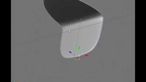 Making sculpted chair for secondlife pt1