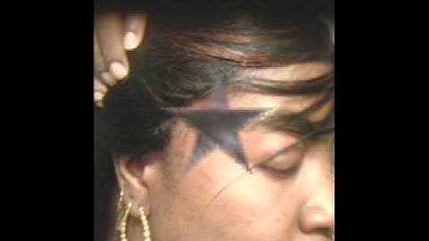 Invisible part and hairline Quick weave.WMV