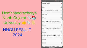 HNGU Results 2024 | HNGU SEM 1, SEM 4 & SEM 6 Results // HNGU Result kese chek kare // BA SEM 3