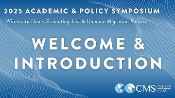 Welcome and Introduction | Witness to Hope: Promoting Just & Humane Migration Policies