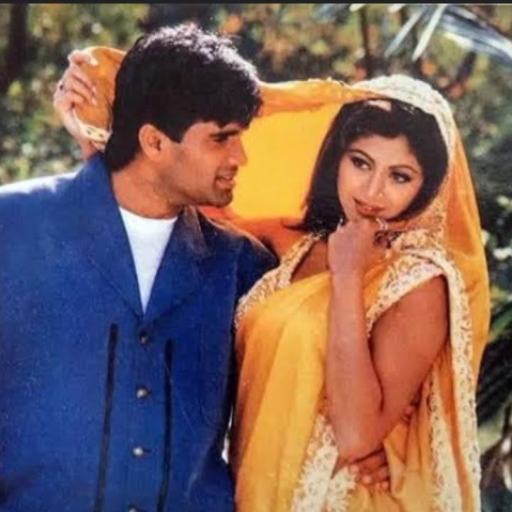 Sunil Shetty ❤️ Shilpa Shetty||#old#evergreen #hindi #dhadkan #shorts #video