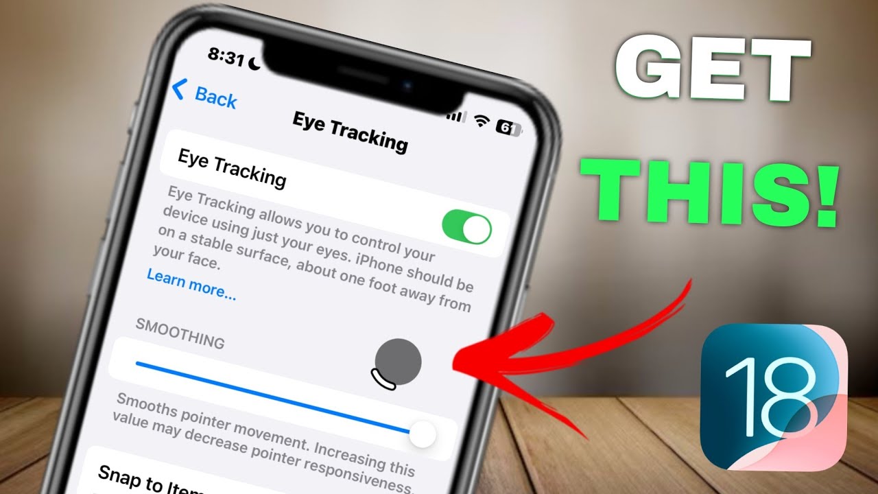 How To Use Eye Tracking on iPhone iOS 18 | Quick Guide - YouTube