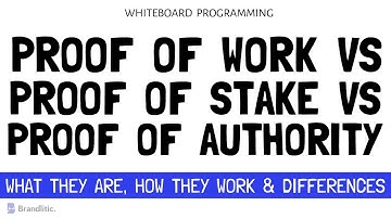 Proof of Work vs Proof of Stake vs Proof of Authority Explained | PoA vs PoW vs PoS Blockchain
