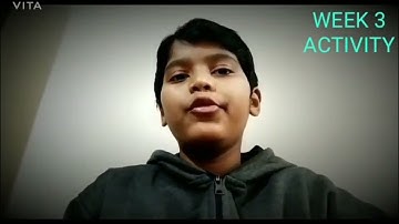 Week-3 -Poem Recitation- 100Days  Reading Challenge