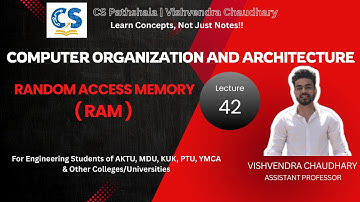 COA | Unit-4 | Lecture-42 | Random Access Memory (RAM) | AKTU B.Tech Computer Science