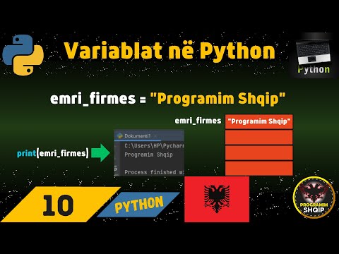 Variablat në Python - Programim Shqip