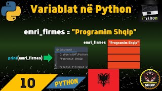 Variablat Në Python - Programim Shqip