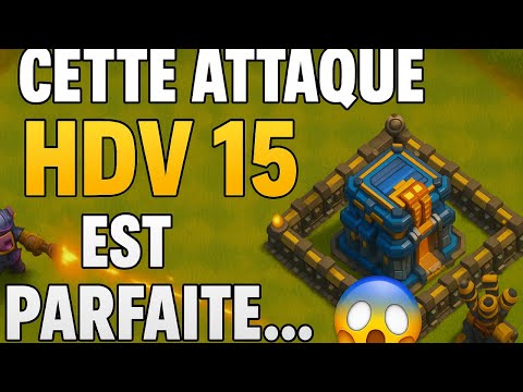 Clash of Clans HDV 15 – Une attaque propre et efficace