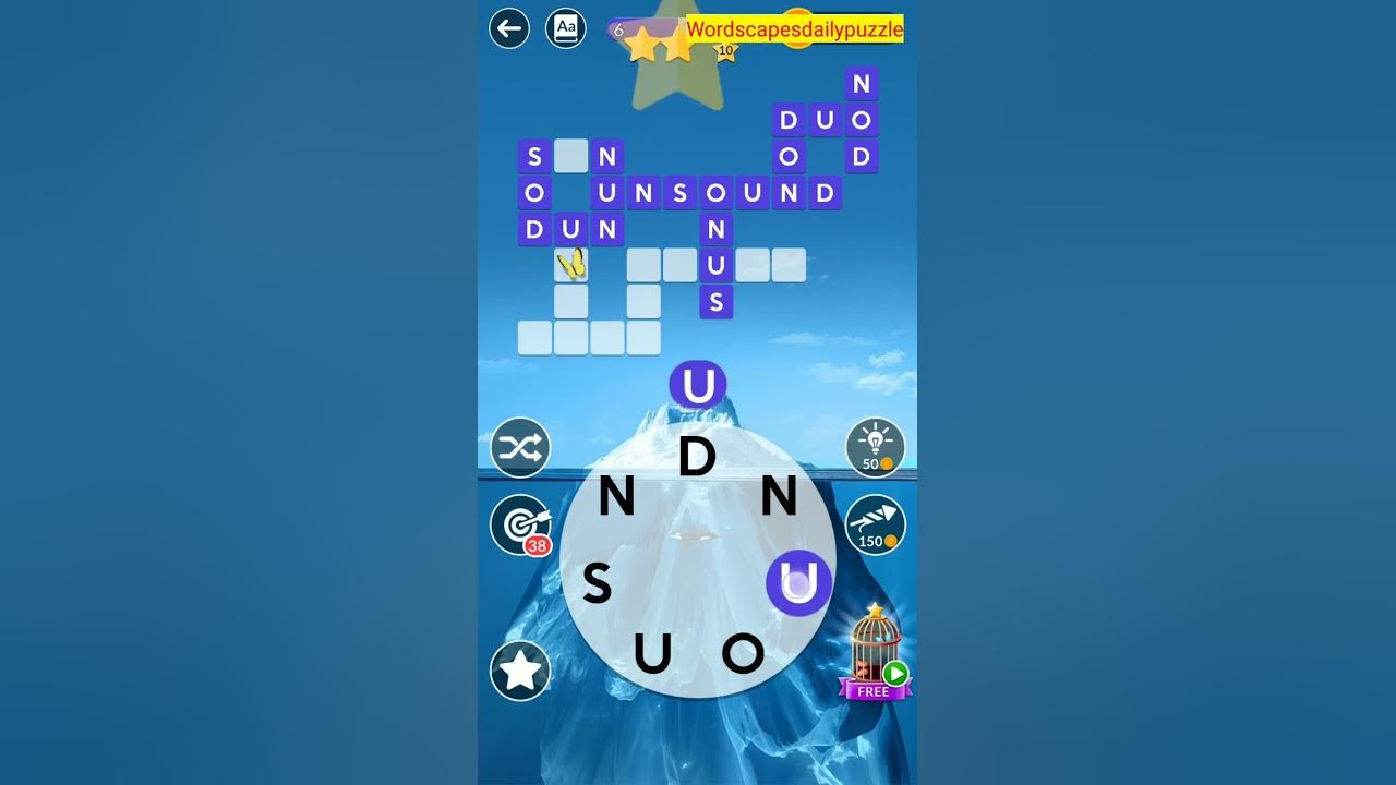 WORDSCAPES Daily Puzzle January 21, 2024 YouTube