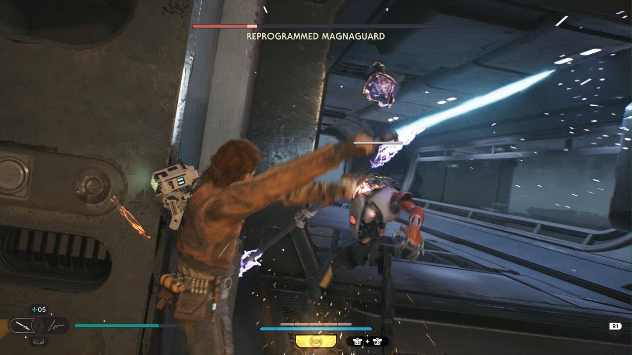 Reprogrammed Magnaguard Boss Fight (Jedi Grand Master Difficulty ...
