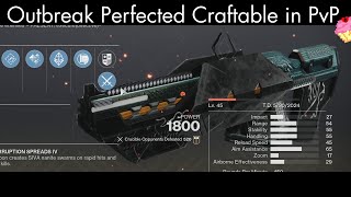 Outbreak is craftable now, but is it good in PvP? | First Impression