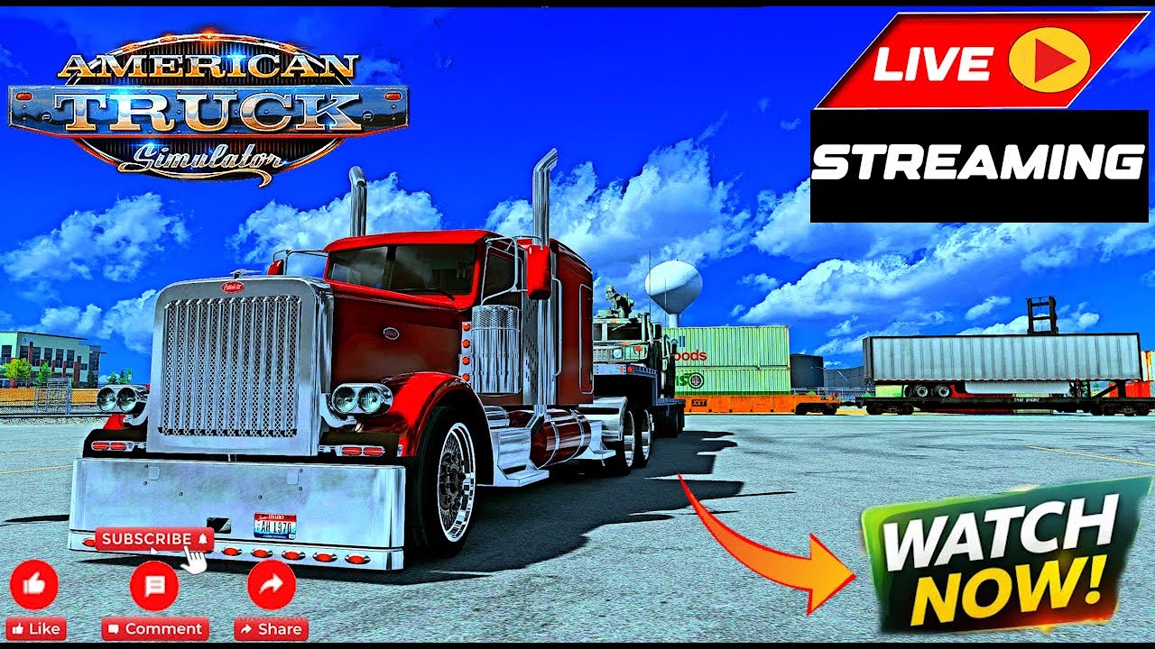 American Truck Simulator ***Triple Monitor POV Streaming***